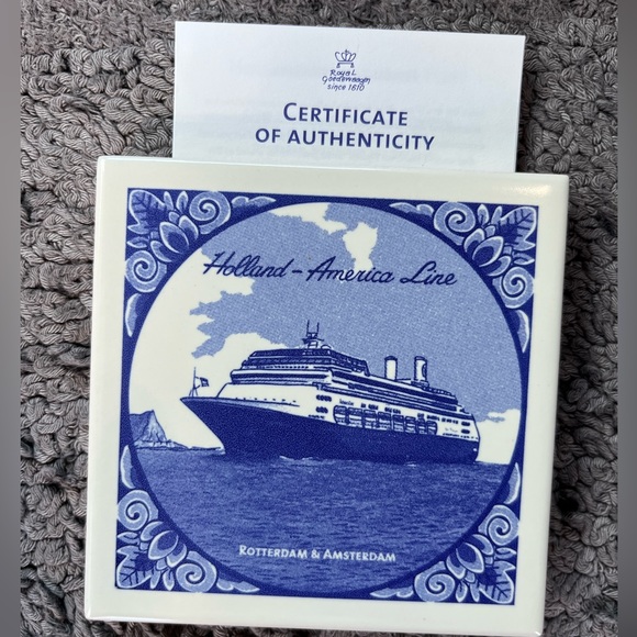 NEW w/ COA’s Holland America Line Coasters - Picture 3 of 11